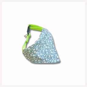 A a Pets' 2in1 Cotton Scarf Collar for Cats & Small Dogs - Flower Collection