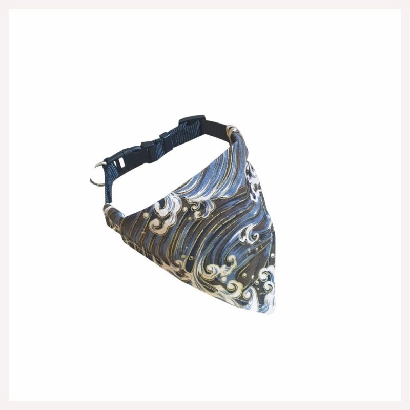 A a Pets' 2in1 Cotton Scarf Collar for Cats & Small Dogs - Galaxy Collection