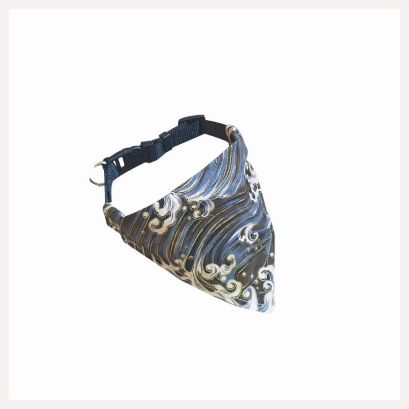 A a Pets' 2in1 Cotton Scarf Collar for Cats & Small Dogs - Galaxy Collection
