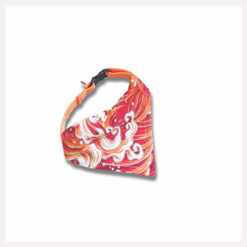 A a Pets' 2in1 Cotton Scarf Collar for Cats & Small Dogs - Galaxy Collection