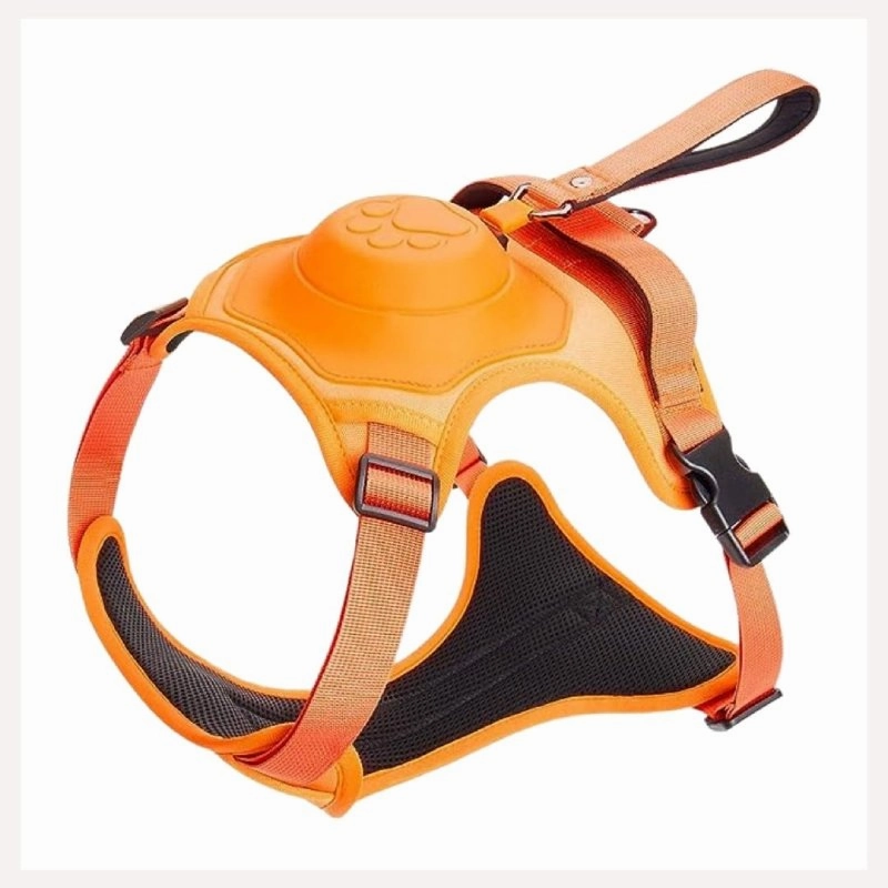 A a Pets' 2in1 No Pull Dog Harness with Built-in Retractable Leash