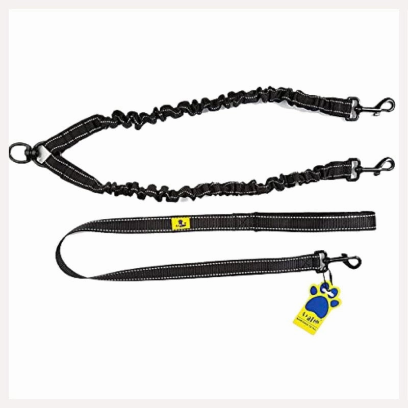 A a Pets' 3in1 Multi Purpose Bungee Leash | Walk 2 Dogs