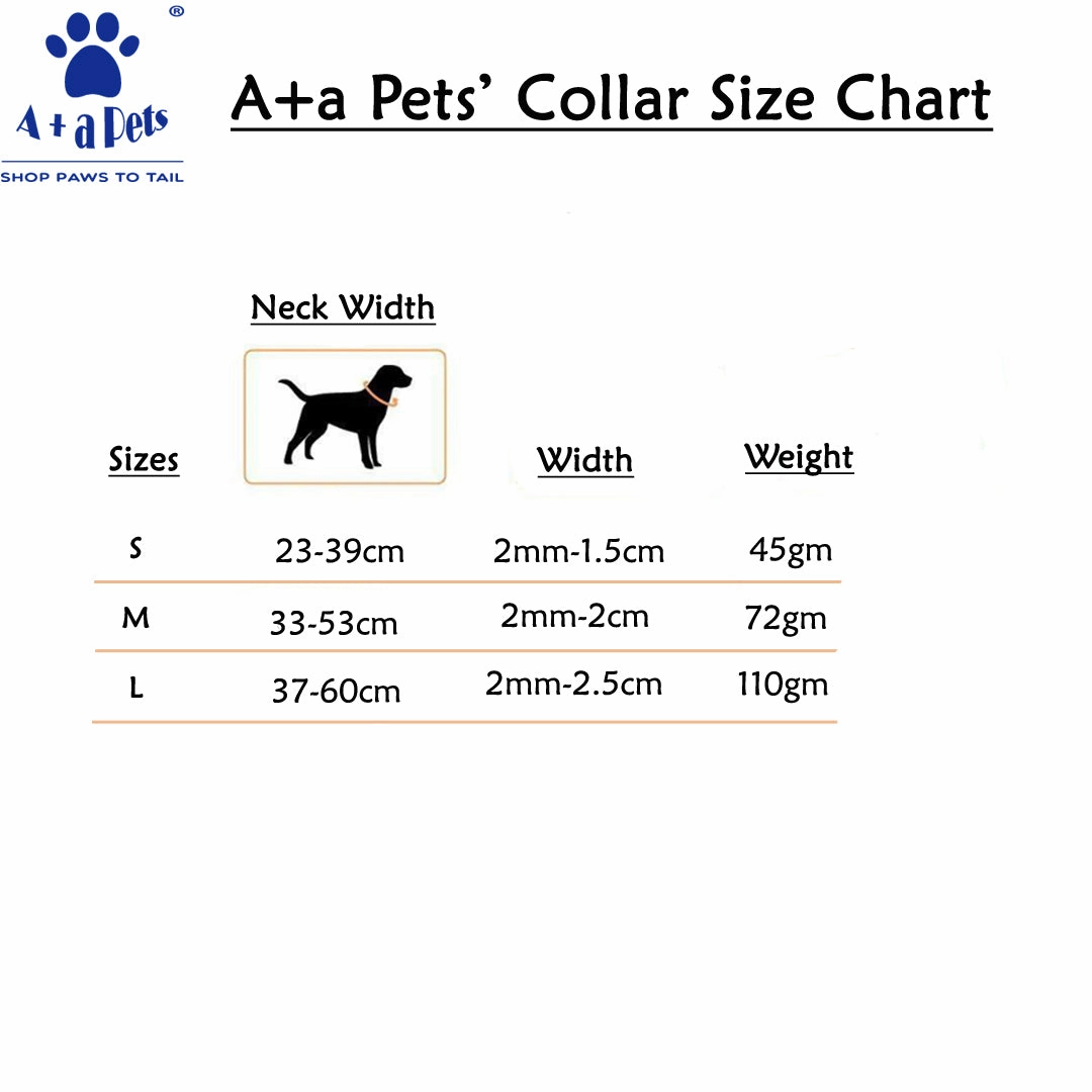 A a Pets' Collar for Dogs & Cats Geometric Design
