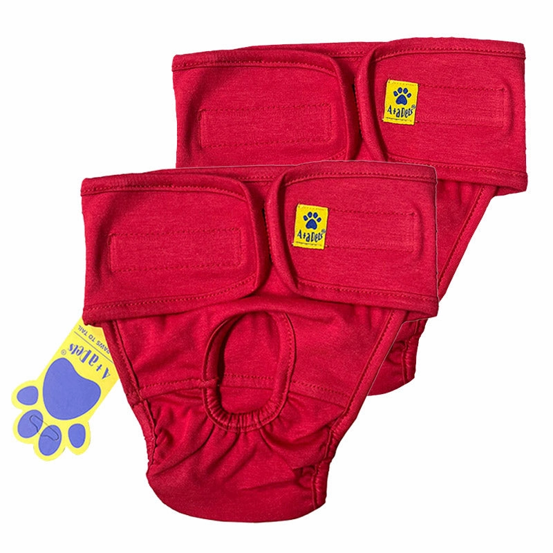 A a Pets' Cotton Reusable Diaper for Female Dogs
