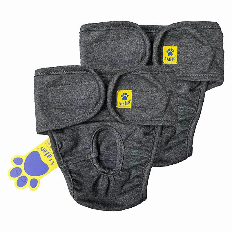 A a Pets' Cotton Reusable Diaper for Female Dogs