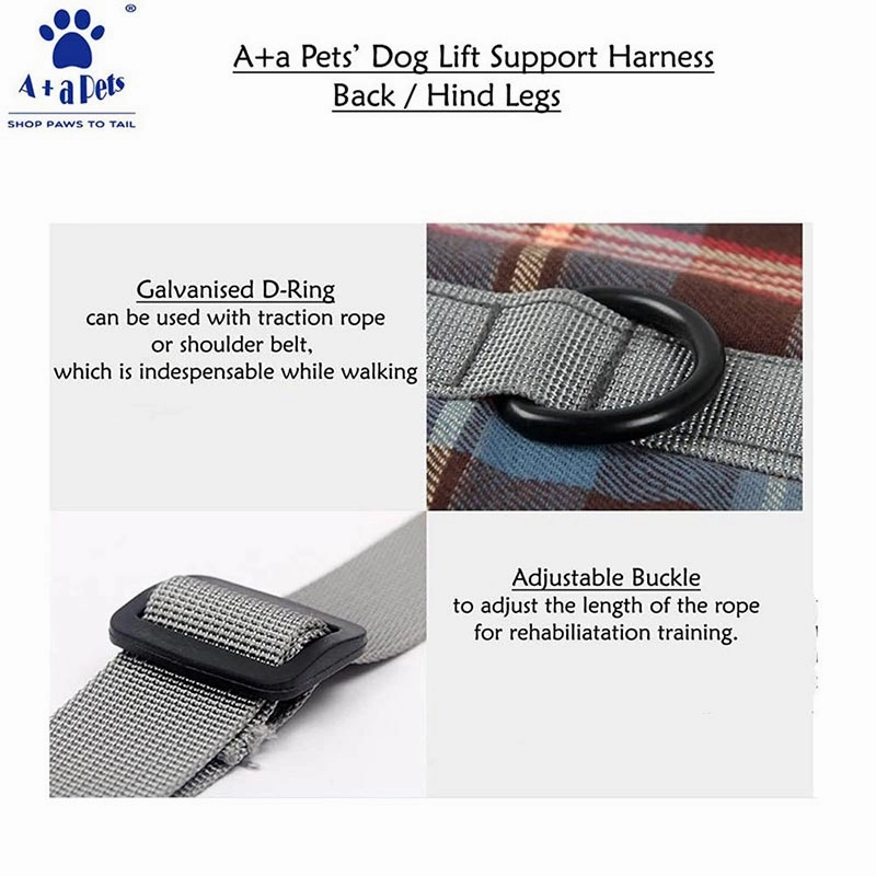 A a Pets' Dog Lift Support Harness for Hind / Back Legs