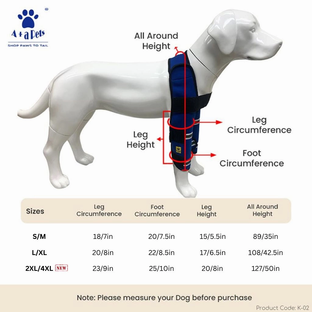 A a Pets' Elbow Brace & Shoulder Support for Dogs for Front legs