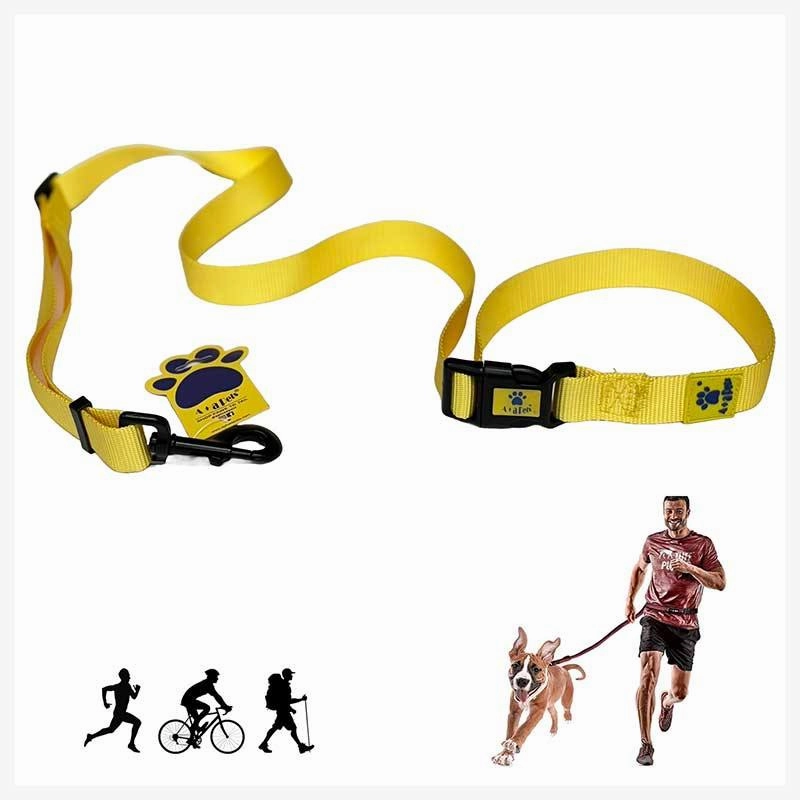 A a Pets?? Hands Free Waist Tie-up Adjustable Leash