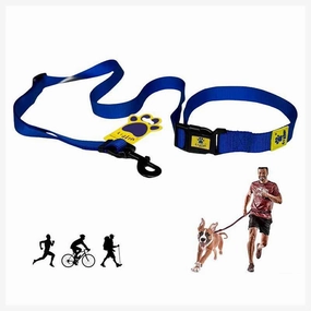 A a Pets?? Hands Free Waist Tie-up Adjustable Leash