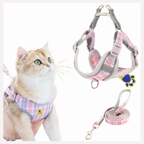 A a Pets' Harness & Leash Set for Cats & Small Dogs