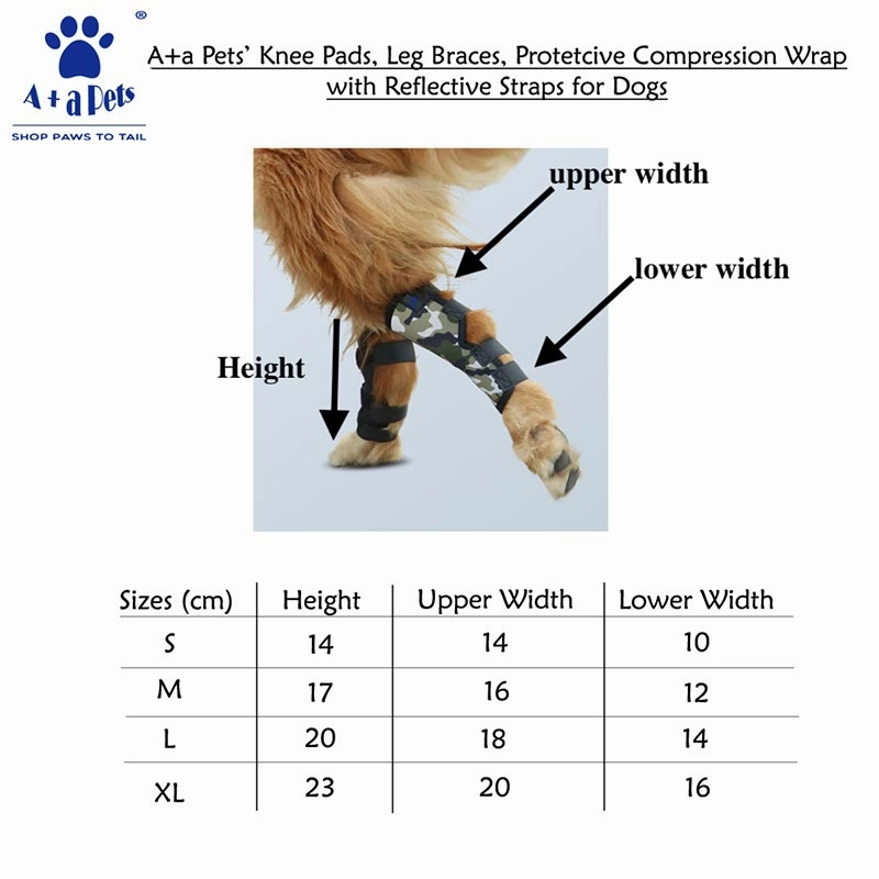 A a Pets' Hock Joint Support Wrap Leg Braces - Pair