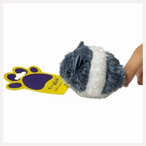 A a Pets' Interactive Vibrating Fur Running Mouse Toy for Dogs & Cats