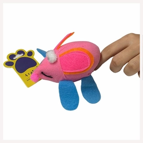 A a Pets' Interactive Vibrating Soft Running Mouse Toy for Dogs & Cats