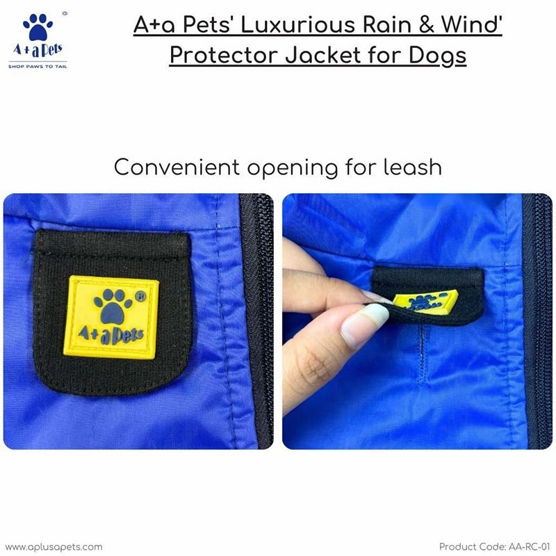A a Pets' Luxurious 'Rain & Wind' Jacket for Dogs