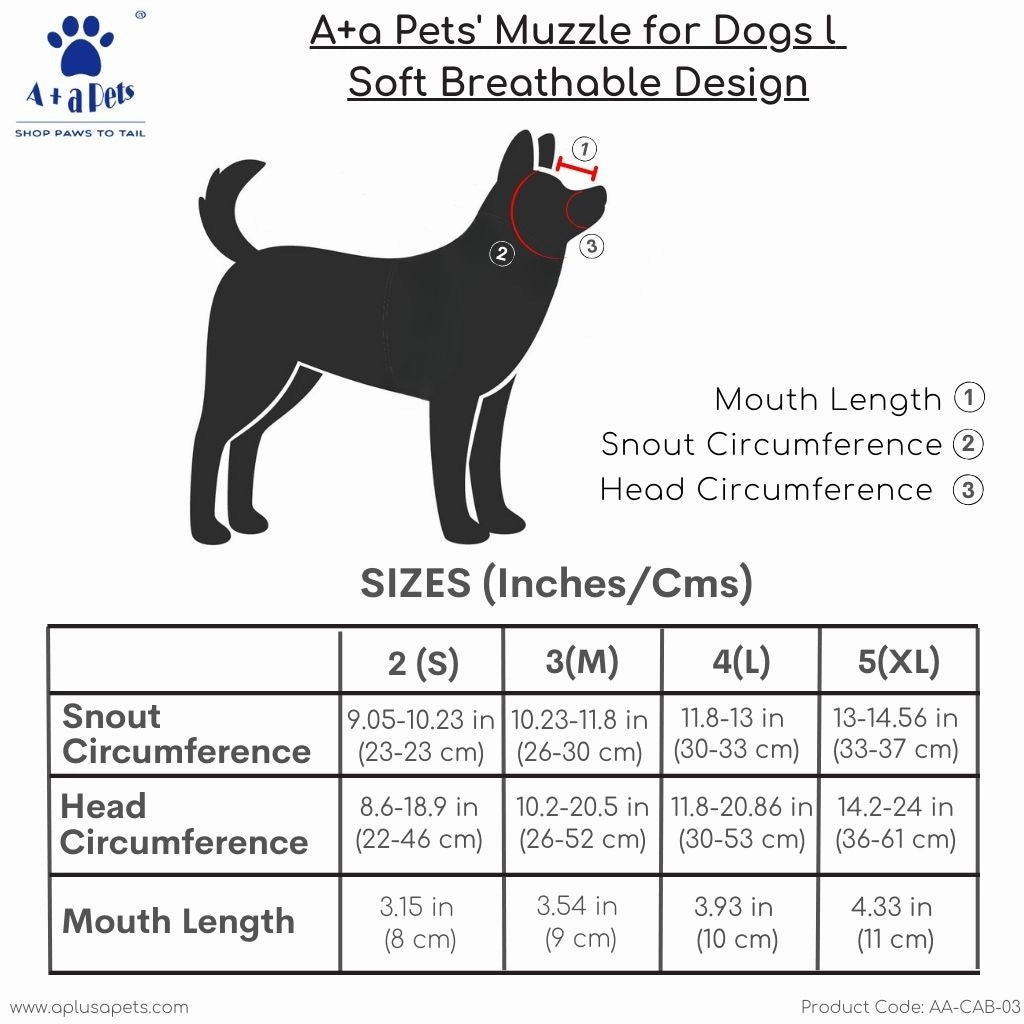 A a Pets' Muzzle for Dogs