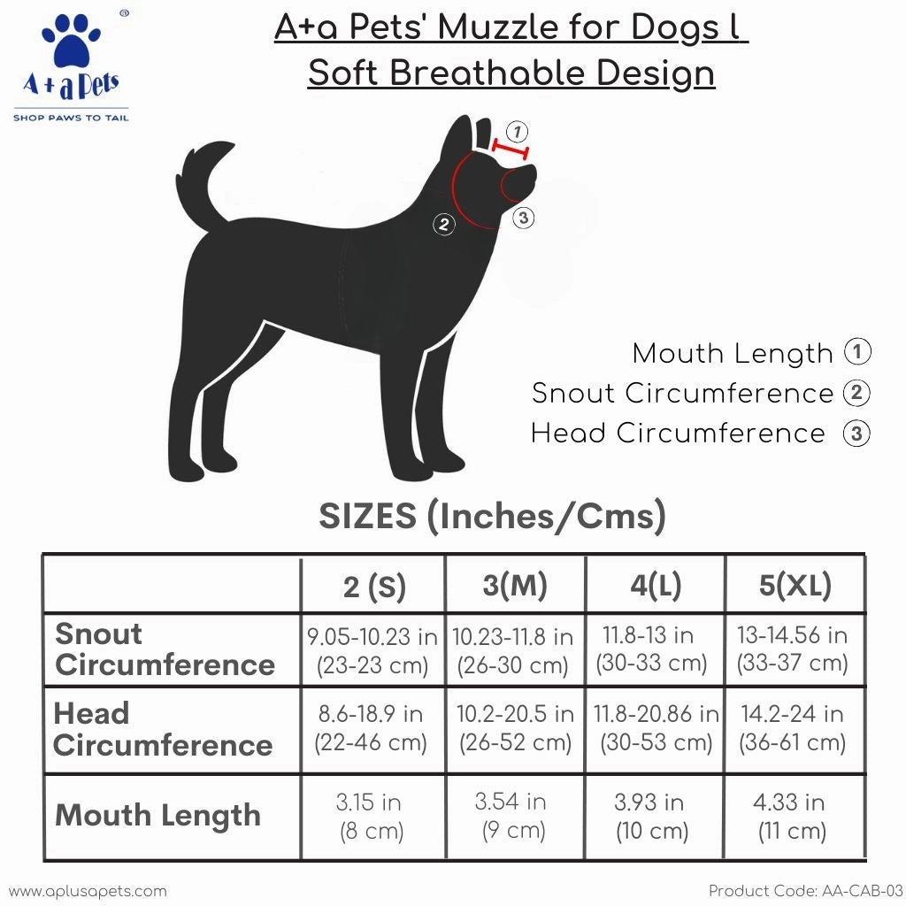 A a Pets' Muzzle for Dogs