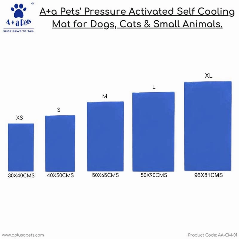 A a Pets' Pressure Activated Self Cooling Mat for Dog & Cat