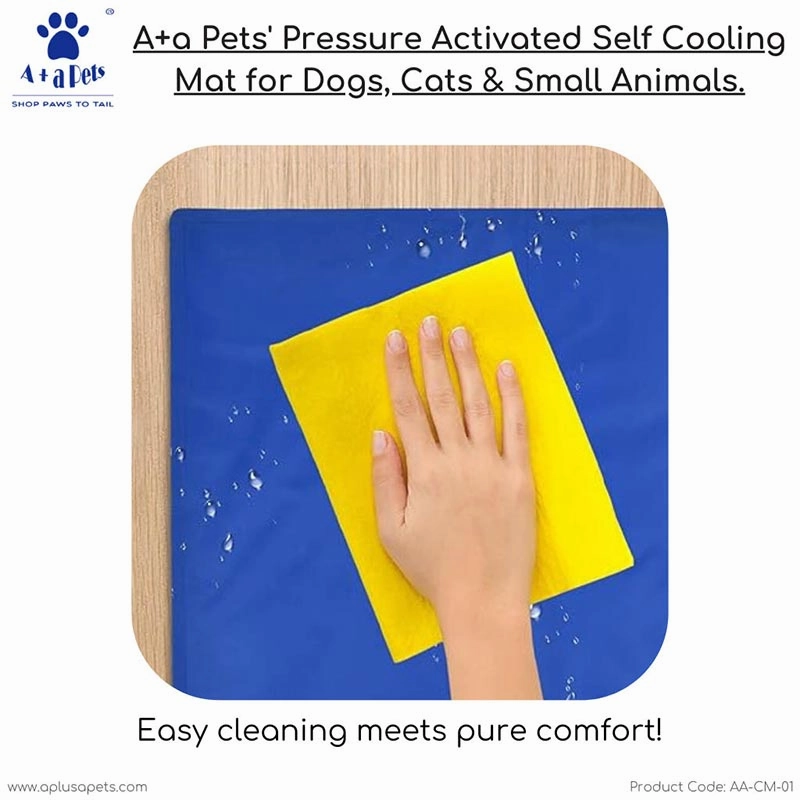 A a Pets' Pressure Activated Self Cooling Mat for Dog & Cat