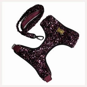 A a Pets' Sequins Harness & Leash Set
