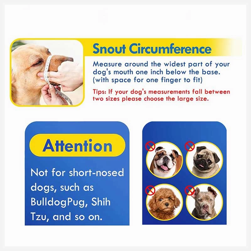 A a Pets' Soft Muzzle for Dogs - Breathable Mesh with Velcro Opening