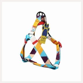 A a Pets' Step-in Harness for Dogs & Cats Abstract Design
