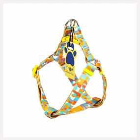 A a Pets' Step-in Harness for Dogs & Cats Tetris Design