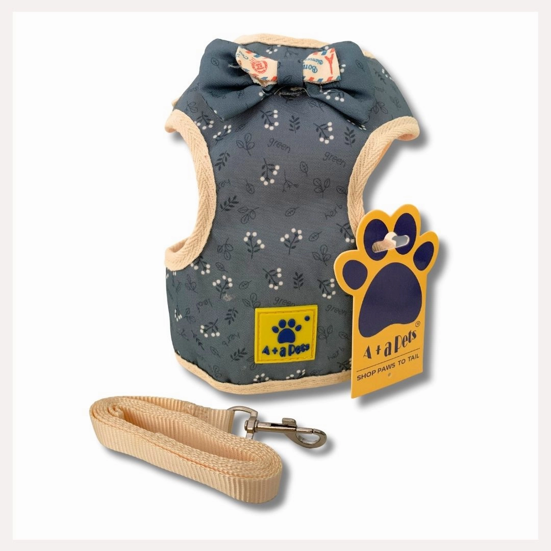 A a Pets' Vest Style Harness & Leash Set for Cats & Small Dogs