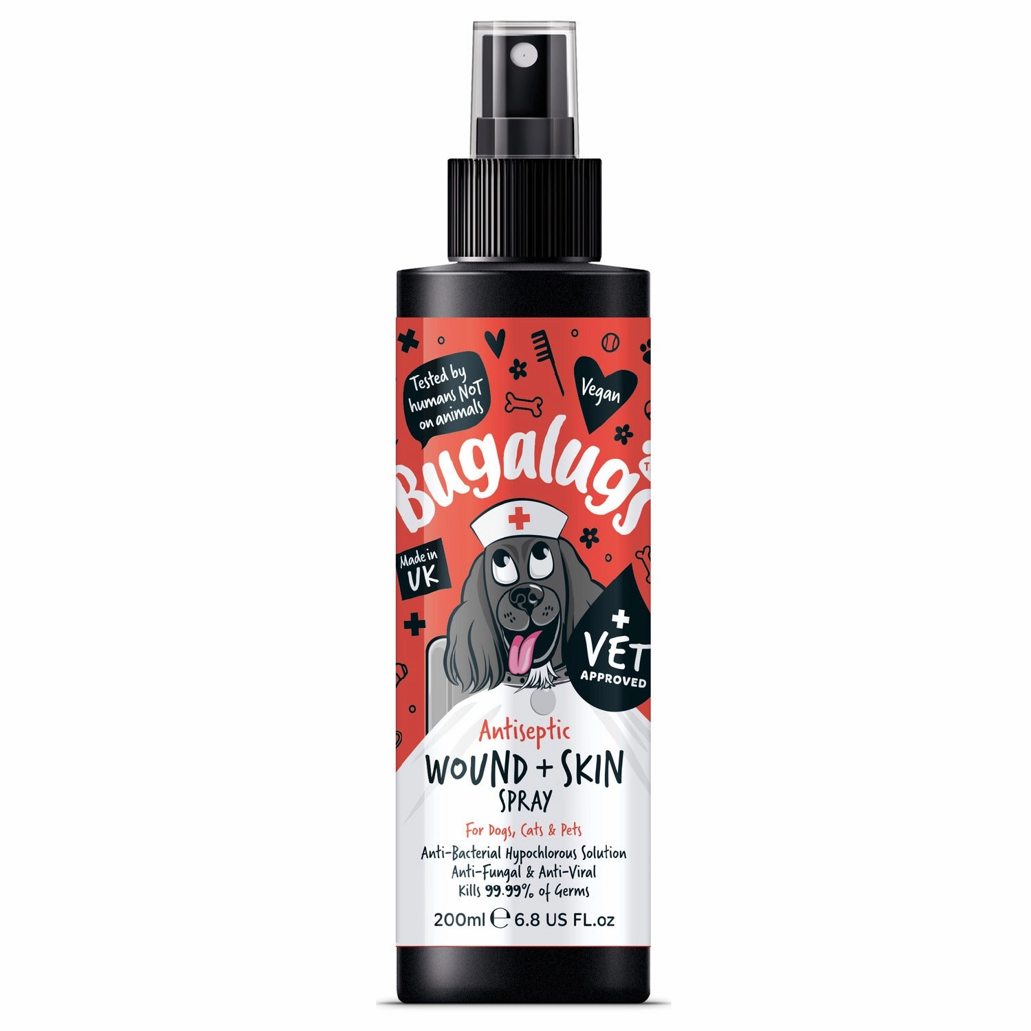 Antiseptic Wound & Skin Spray for Dogs, Cats & Pets