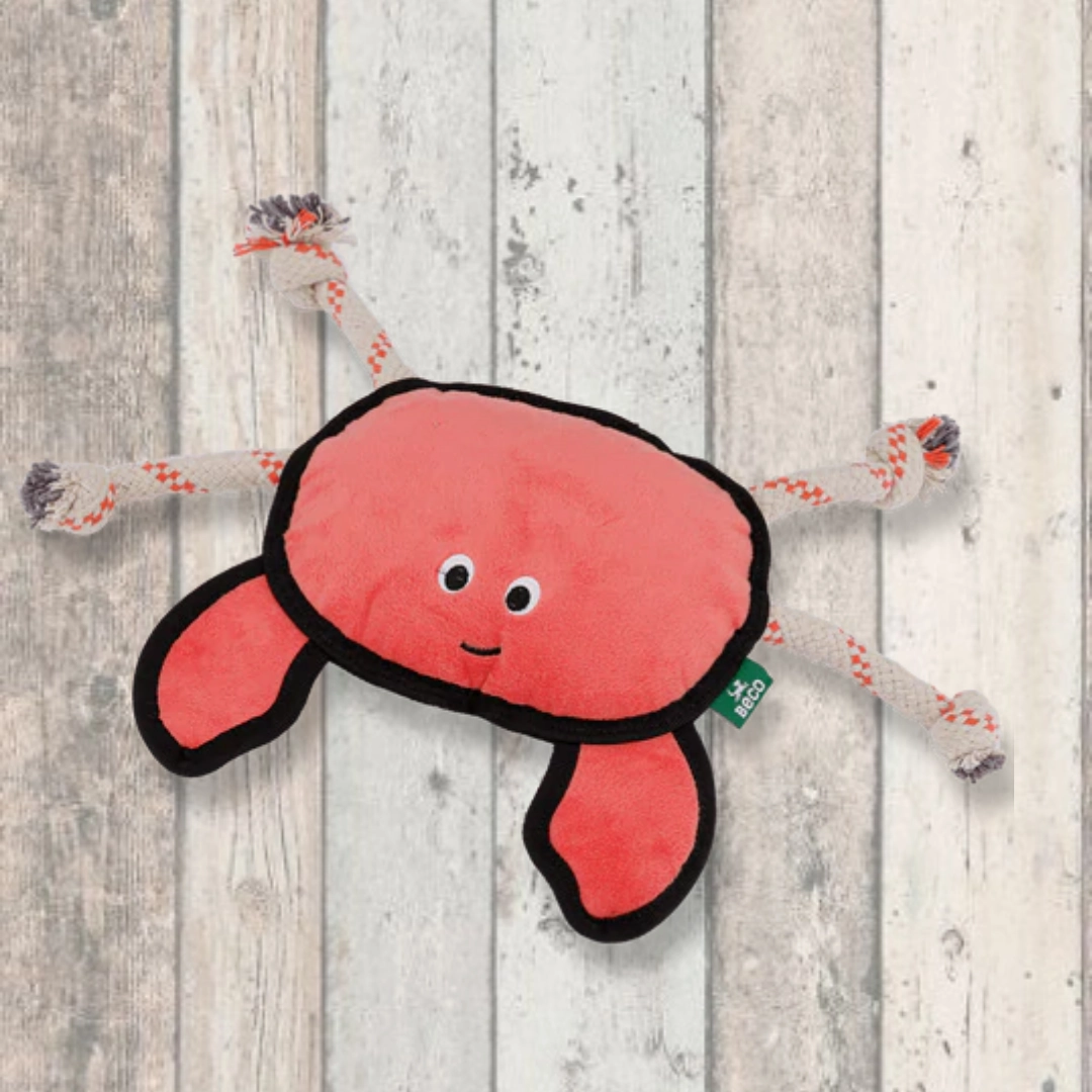 Beco Recycled Tough Toy Cora Crab