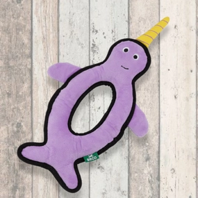 Beco Recycled Tough Toy Nelly Narwhal