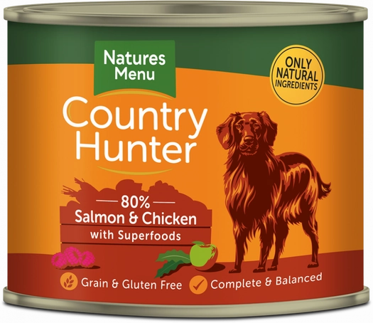 Country Hunter Salmon & Chicken with Raspberry Tin 600g