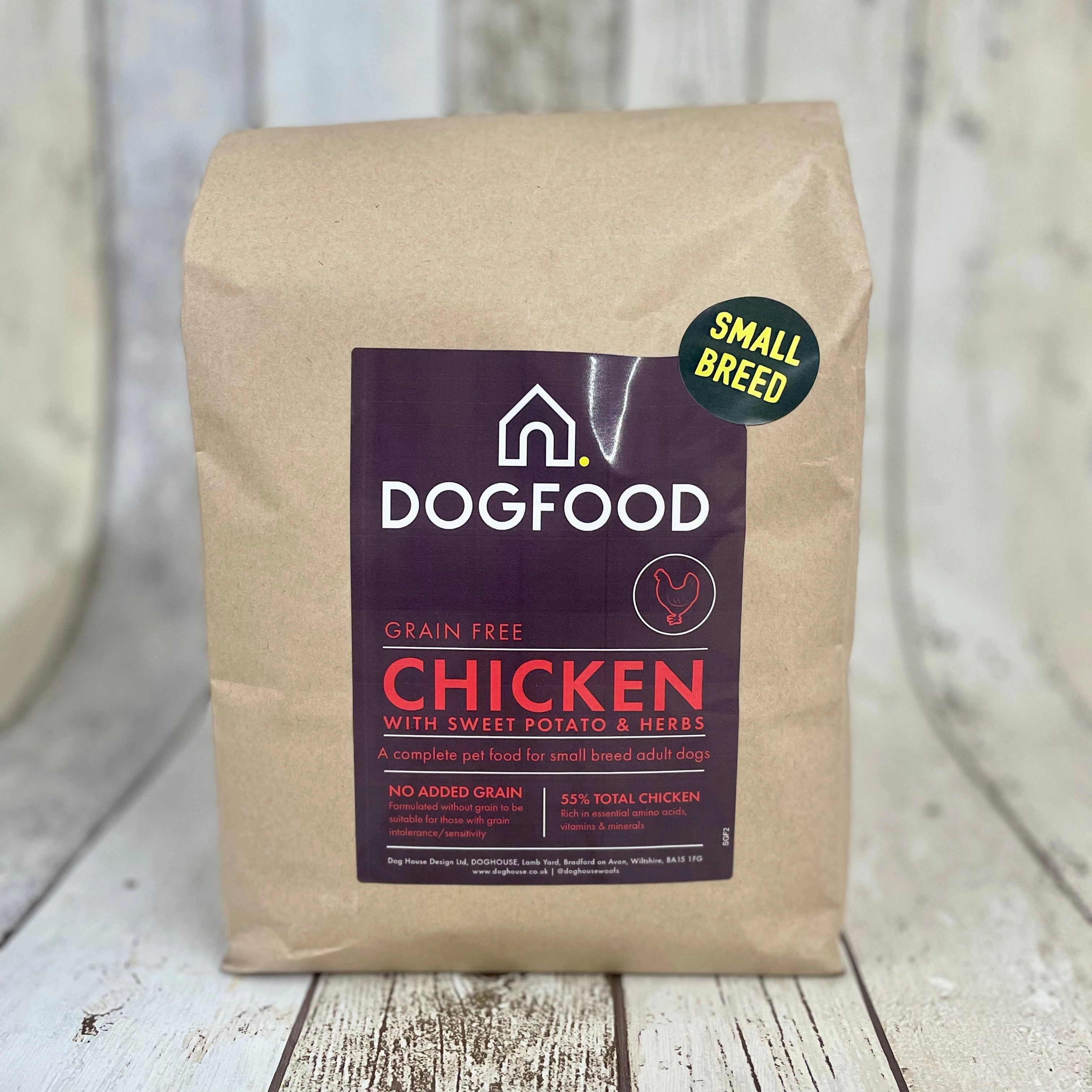 DOGFOOD Grain Free Chicken for Small Breed Adult Dogs