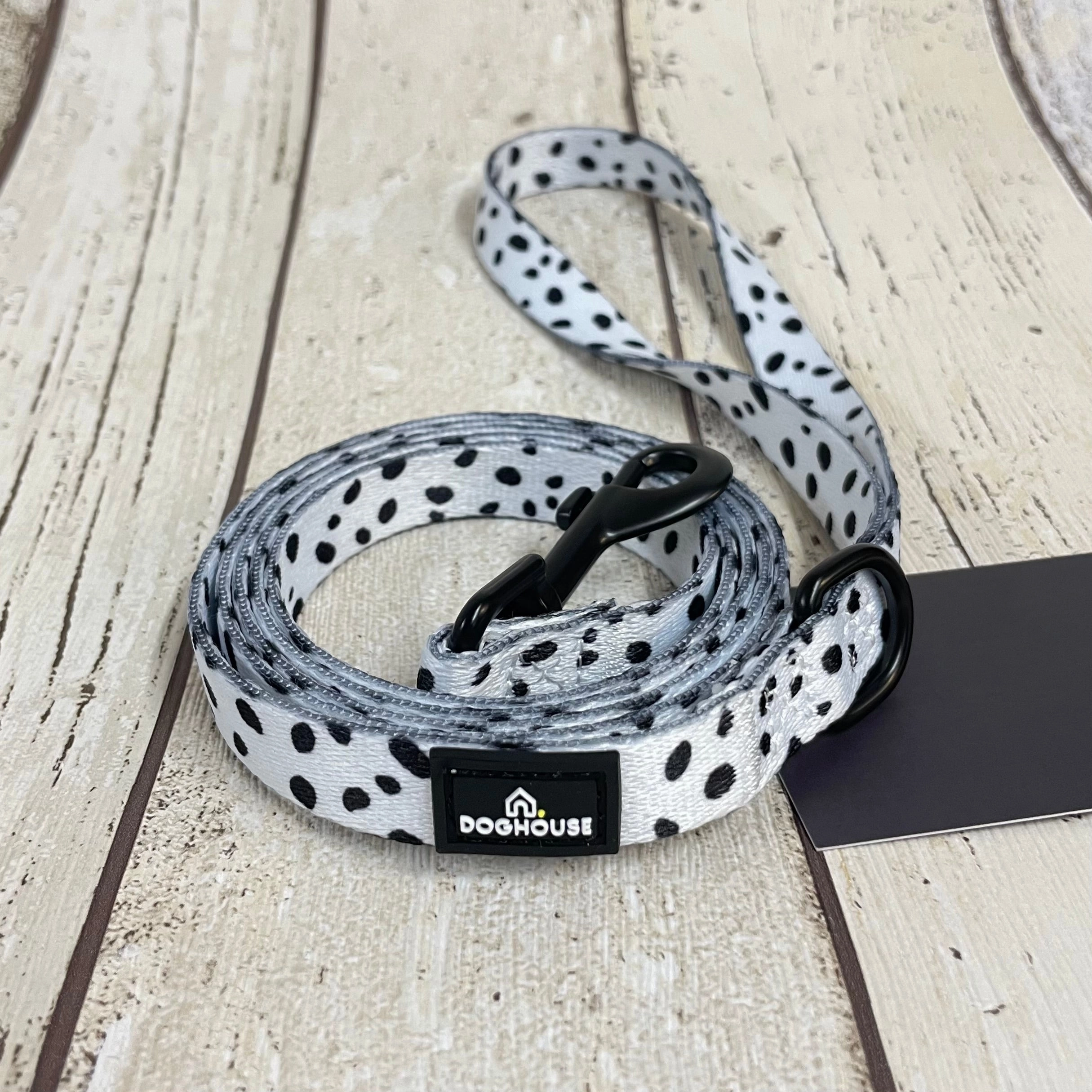 Doghouse Everyday Comfort Dog Lead in Dalmatian Spot