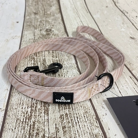 Doghouse Everyday Comfort Dog Lead in Nude Zebra Stripe