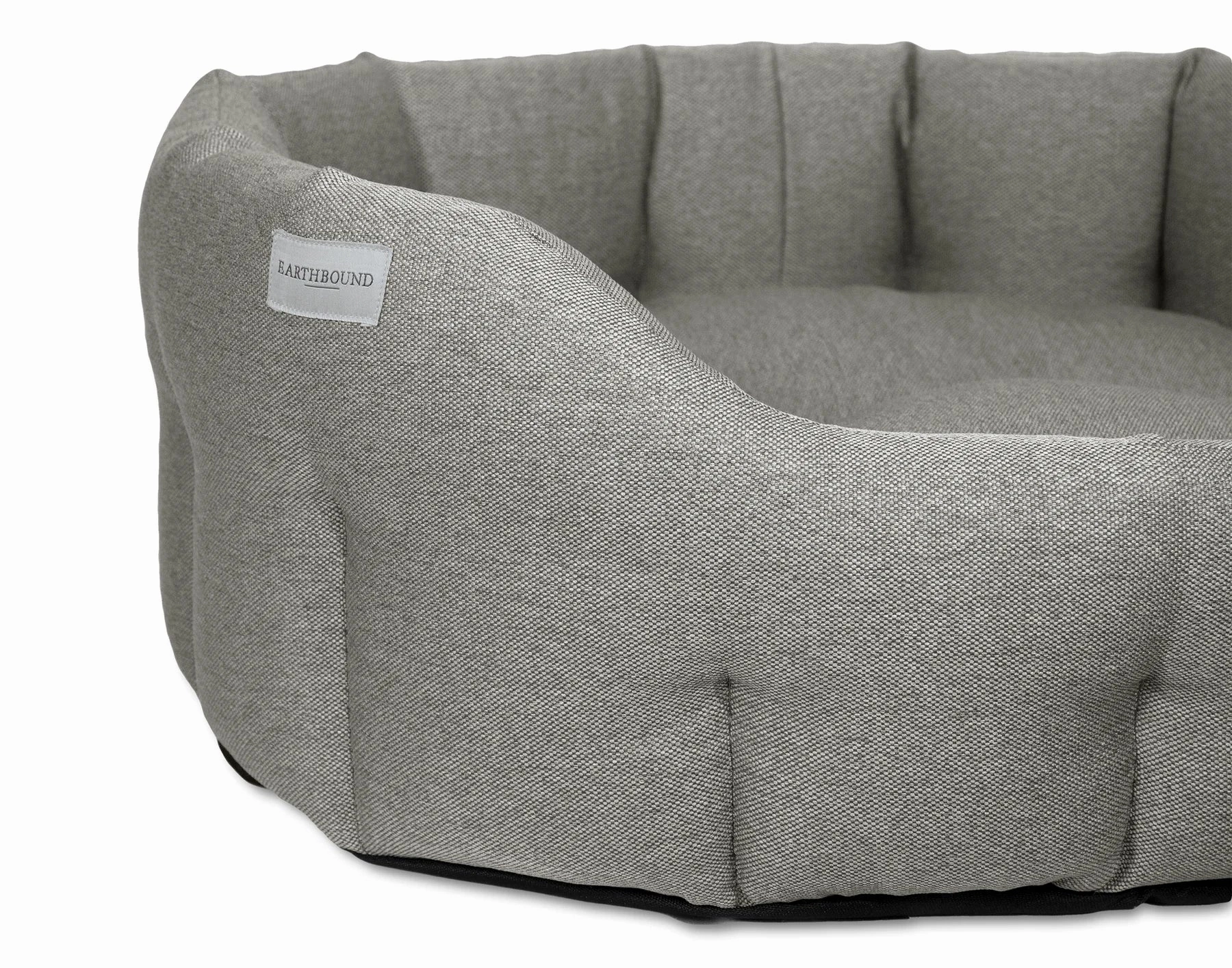 Earthbound Grey Silver Camden Dog Bed