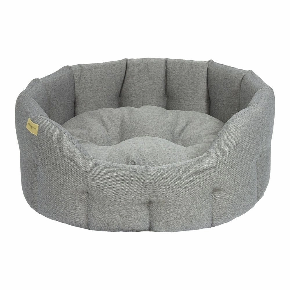 Earthbound Grey Silver Camden Dog Bed