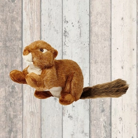 Fluff & Tuff Red Squeakerless Squirrel