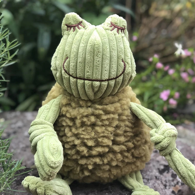 Frog Hugglehounds Fleece Fluffer Knottie