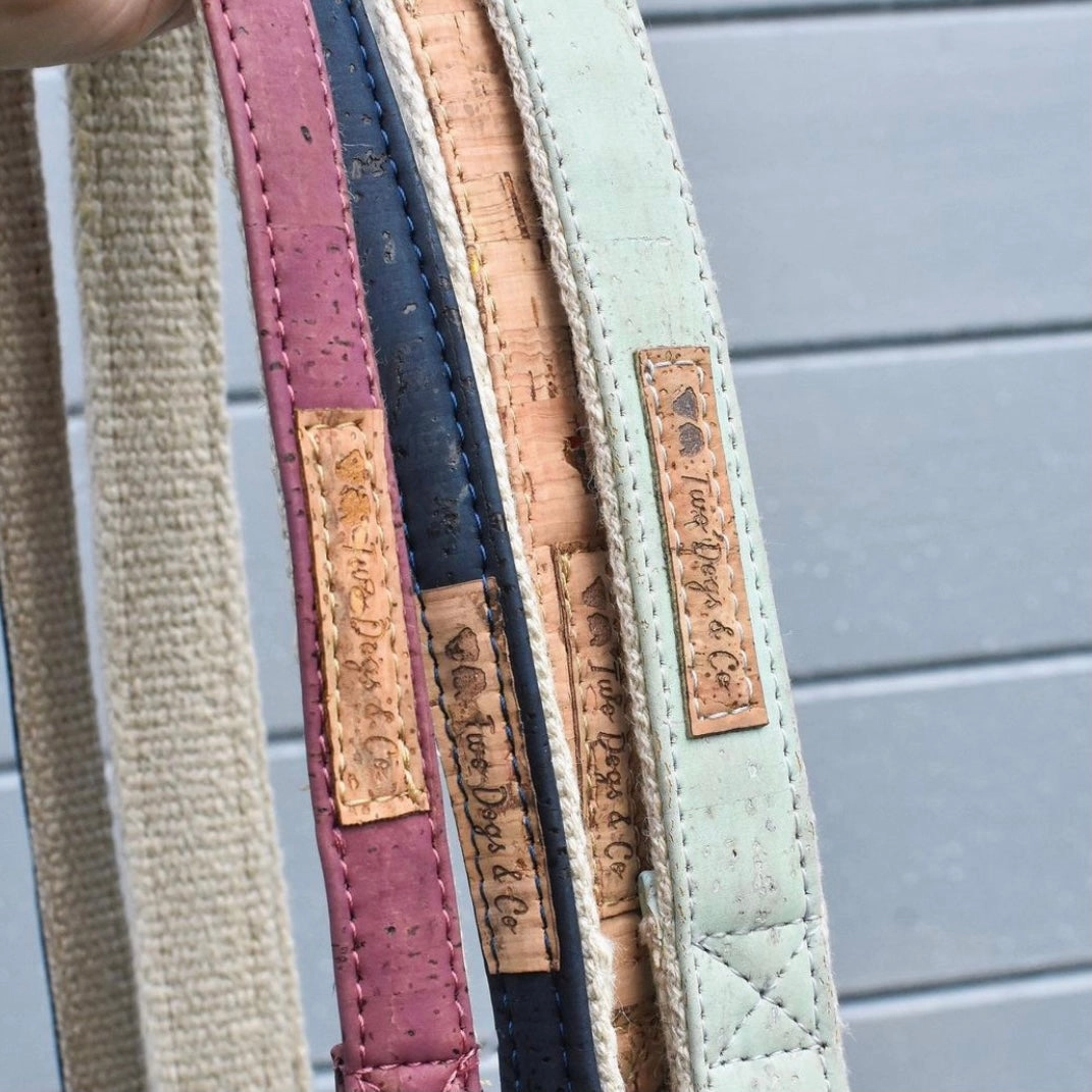 Handmade Cork Eco Dog Leads