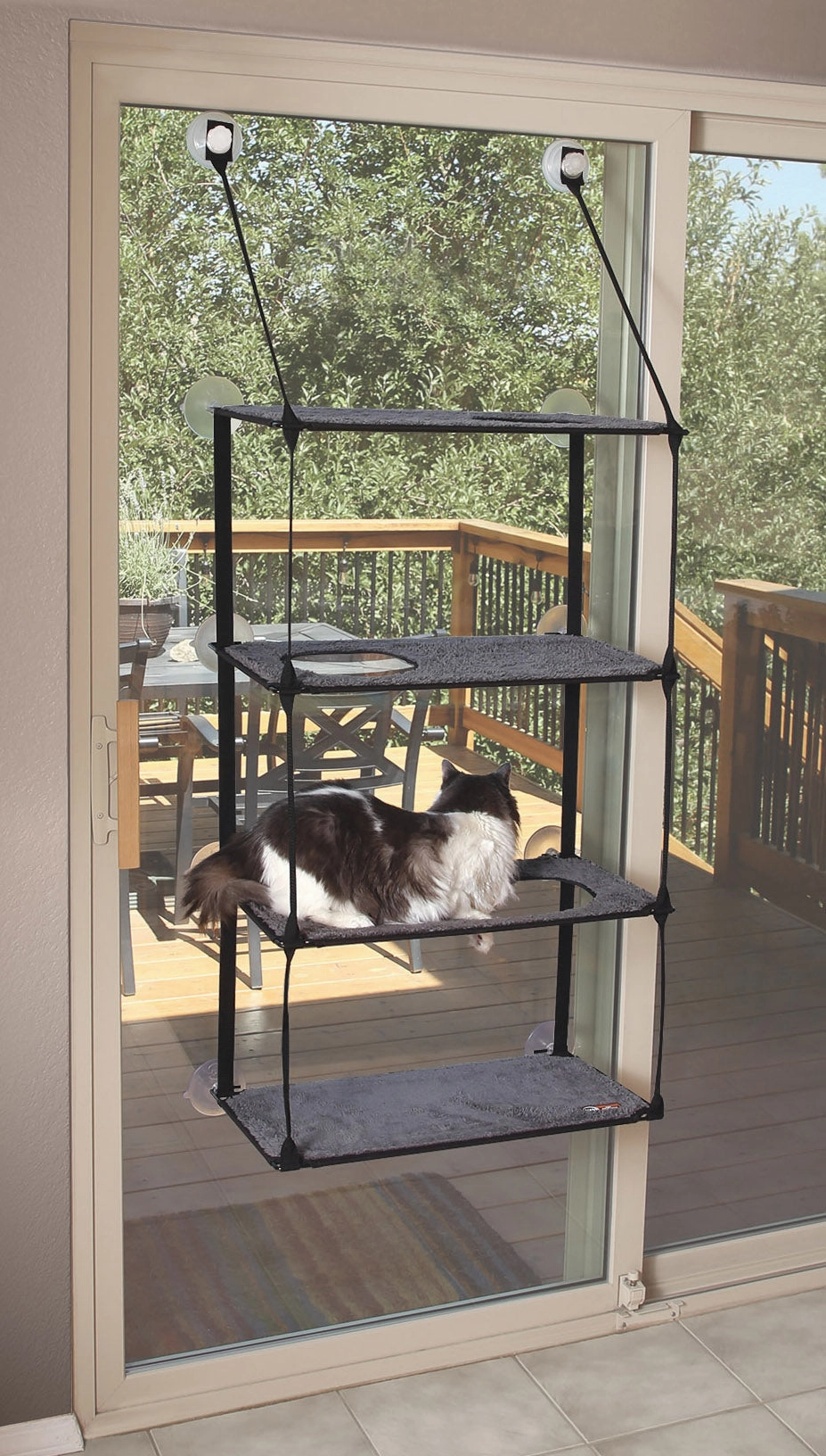 K&H EZ Mount Window Kitty Sill Quad Stack