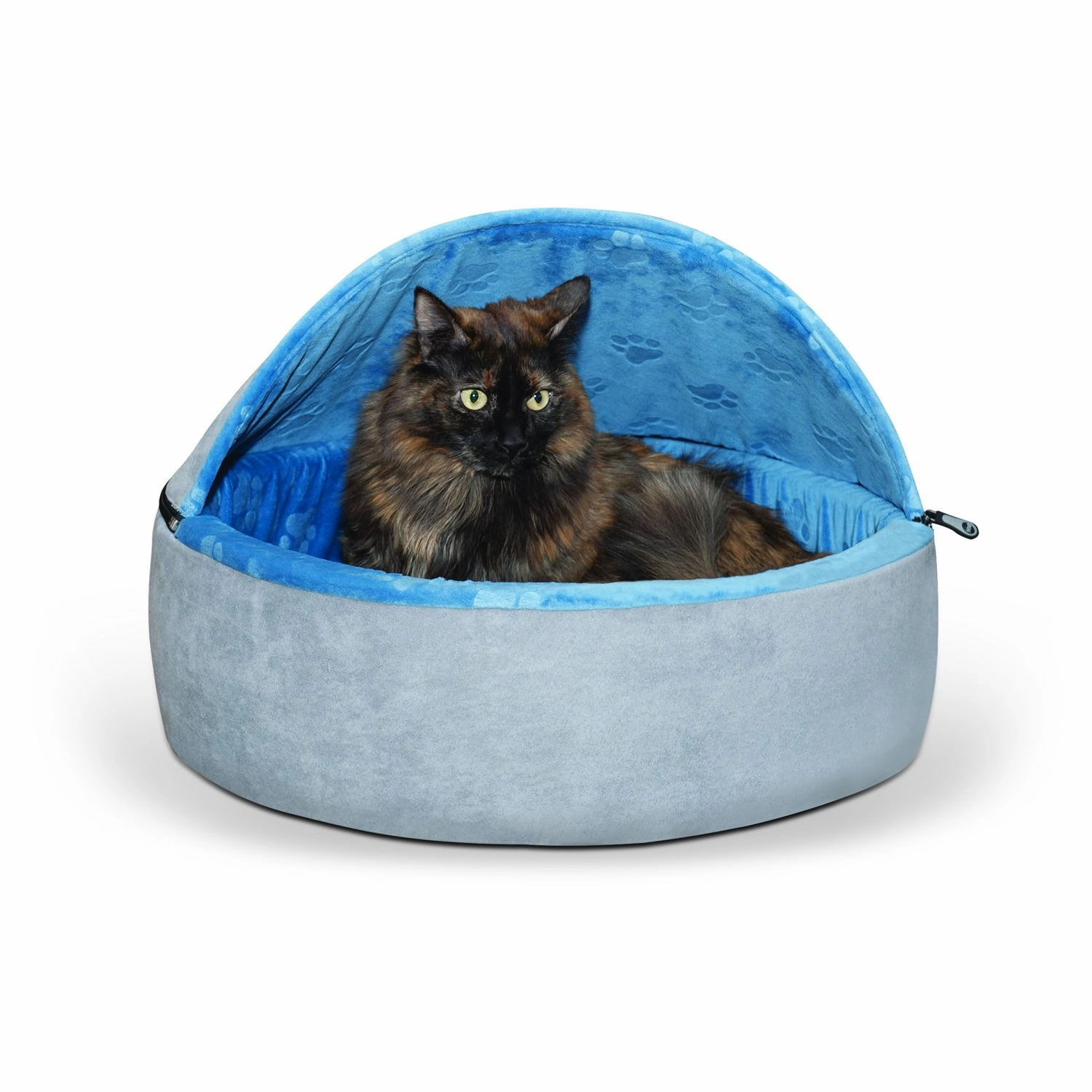 K&H Self-Warming Kitty Bed Hooded