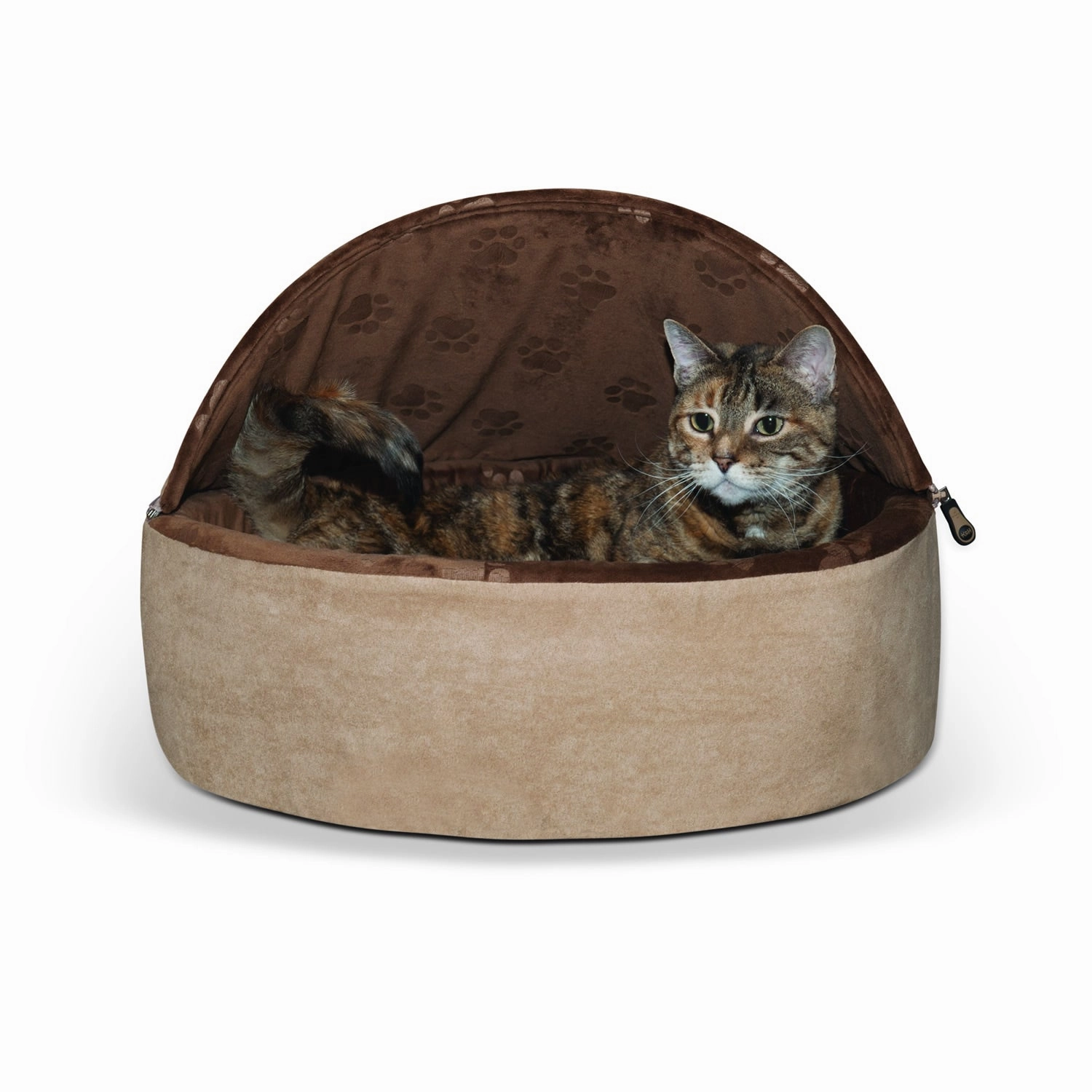 K&H Self-Warming Kitty Bed Hooded