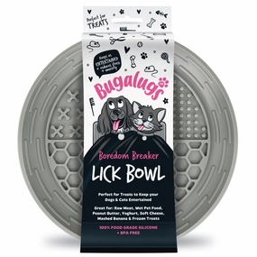 Lick Bowl for Dogs & Cats (Grey)