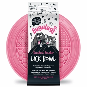 Lick Bowl for Dogs & Cats (Pink)