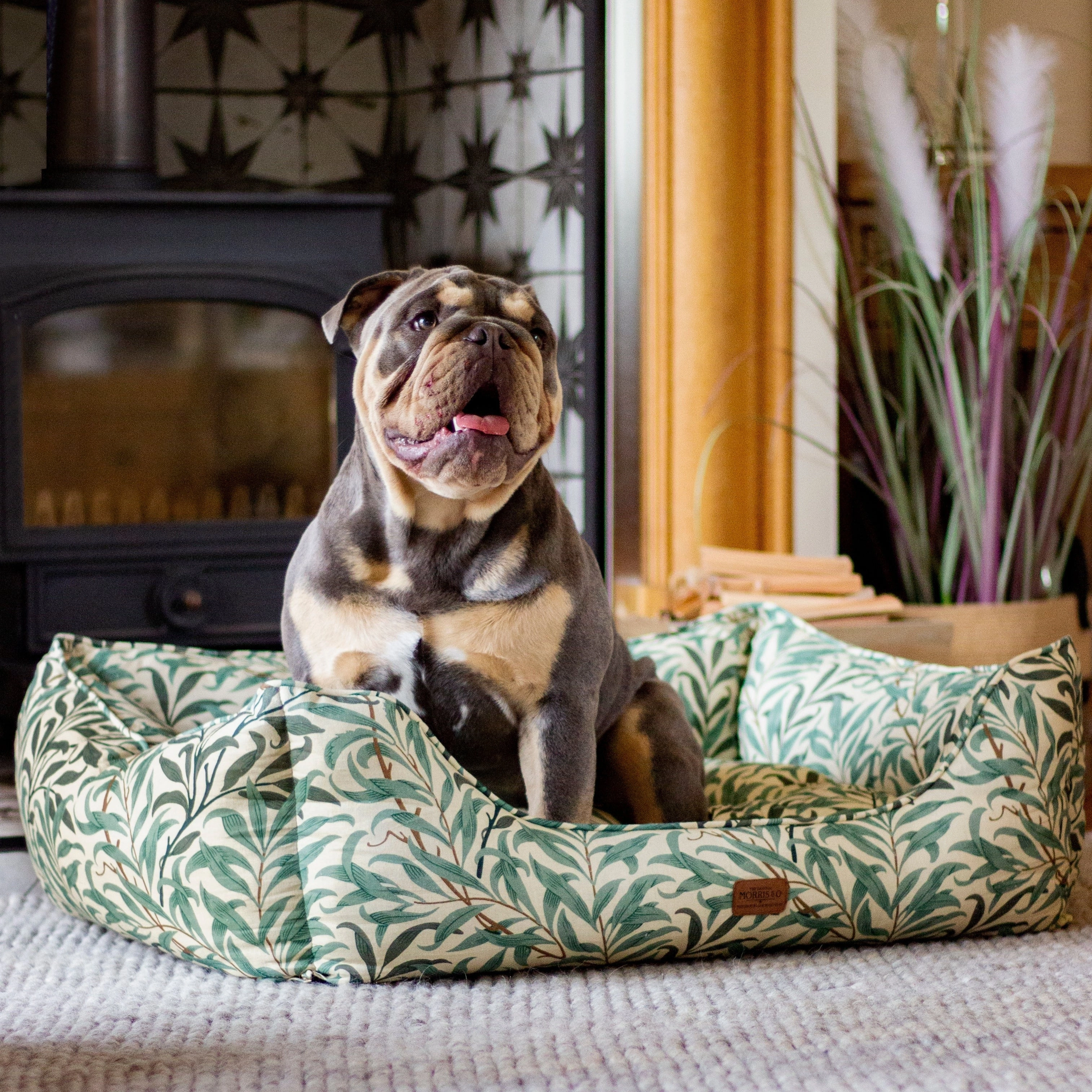 Morris & Co Willow Bough Printed Dog Bed