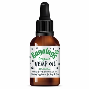 Organic Hemp Oil 100% Natural Calming Supplement for Dogs & Cats