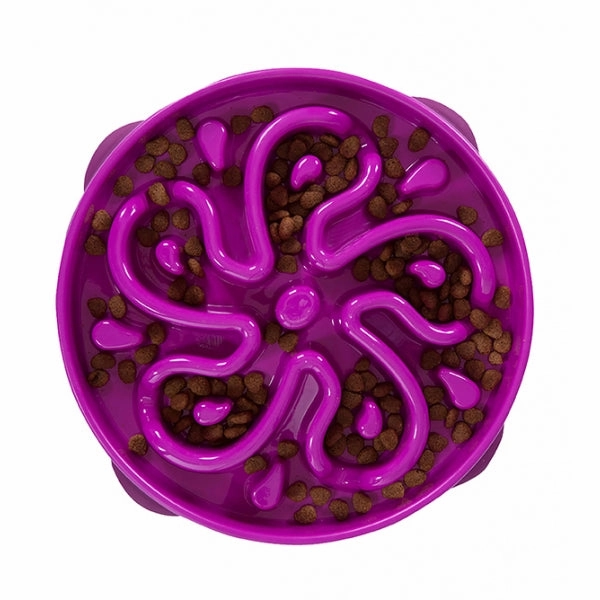 Outward Hound Fun Feeder Purple Flower