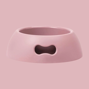 Pappy Bone Dog Bowl Pink