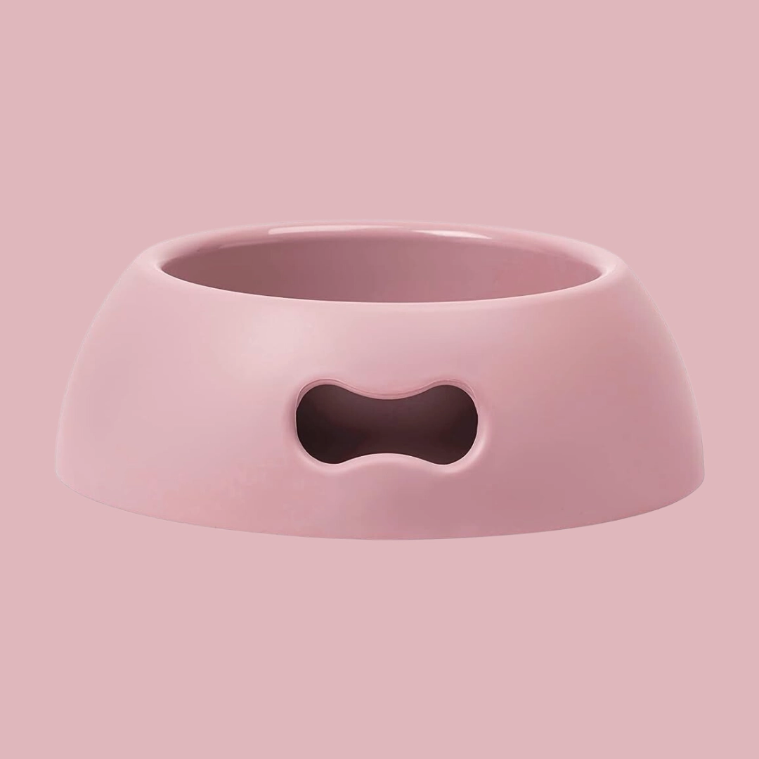 Pappy Bone Dog Bowl Pink