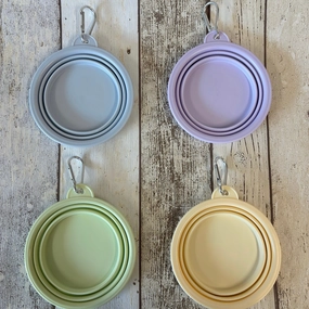 Pastel Collapsible Travel Bowls